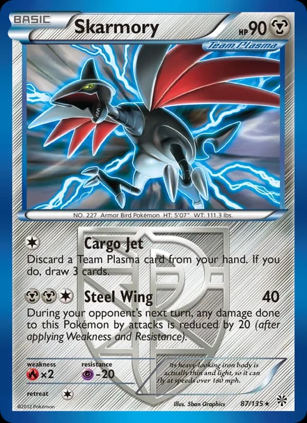 Skarmory card in English