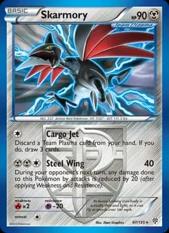 Skarmory card in English