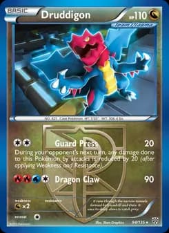 Druddigon card in English