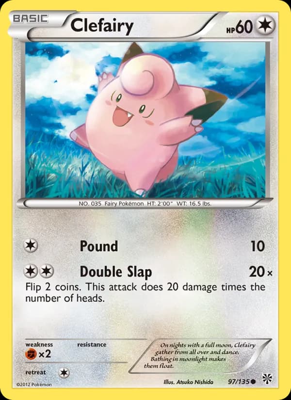 Clefairy card in English