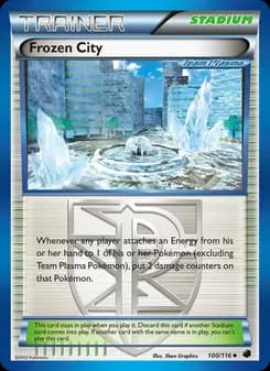 Frozen City card in English