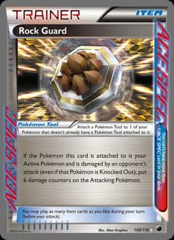 Rock Guard card in English
