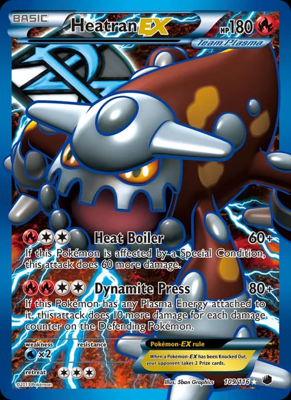 Heatran-EX card in English