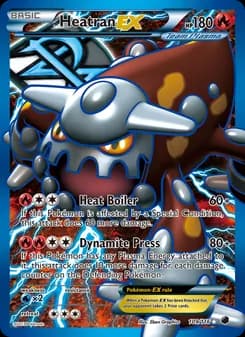Heatran-EX card in English