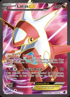Latias-EX card in English