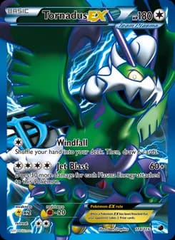 Tornadus-EX card in English
