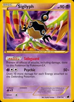 Sigilyph card in English