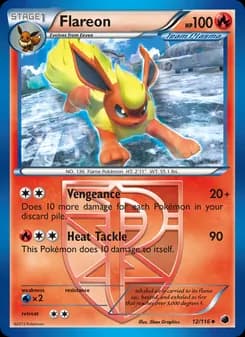 Flareon card in English