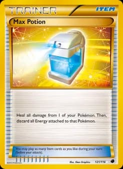 Max Potion card in English