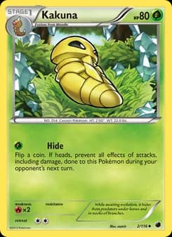 Kakuna card in English