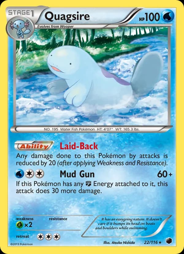 Quagsire card in English