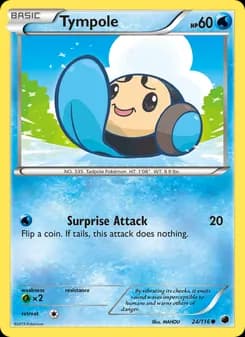 Tympole card in English