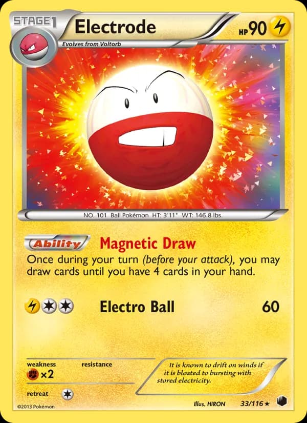 Electrode card in English