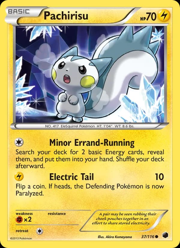 Pachirisu card in English