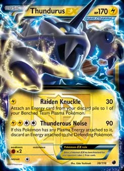 Thundurus-EX card in English
