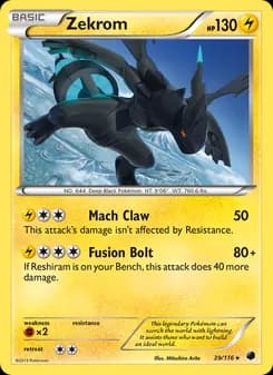 Zekrom card in English