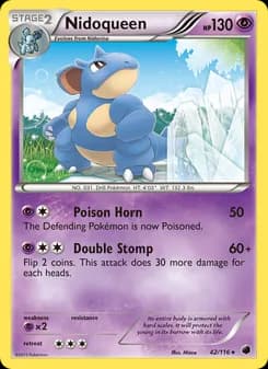 Nidoqueen card in English