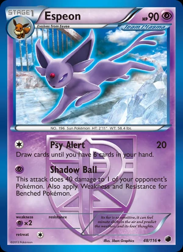 Espeon card in English