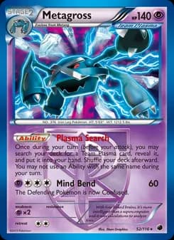 Metagross card in English
