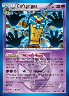 Cofagrigus card in English