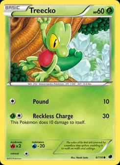 Treecko card in English