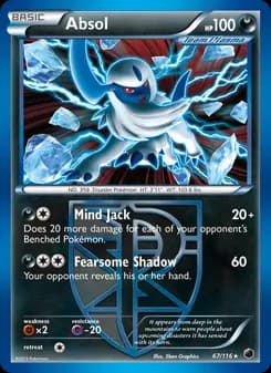 Absol card in English