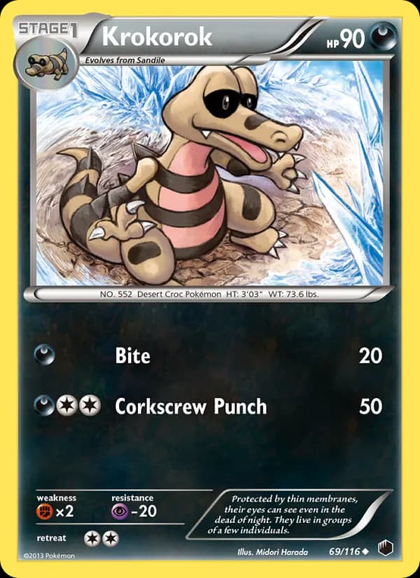 Krokorok card in English