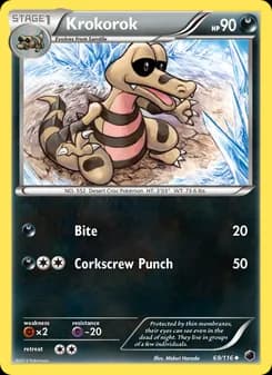 Krokorok card in English