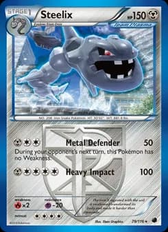 Steelix card in English