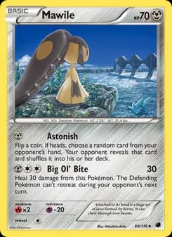 Mawile card in English