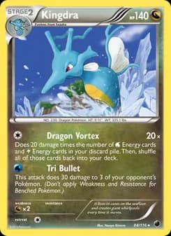 Kingdra card in English
