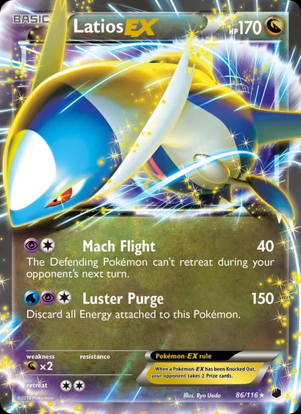 Latios-EX card in English