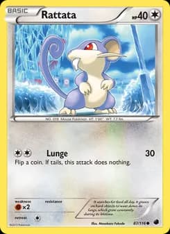 Rattata card in English