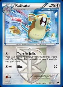 Raticate card in English