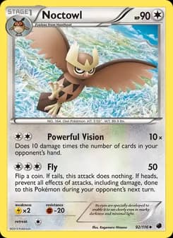 Noctowl card in English