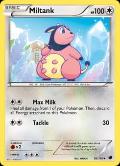 Miltank card in English