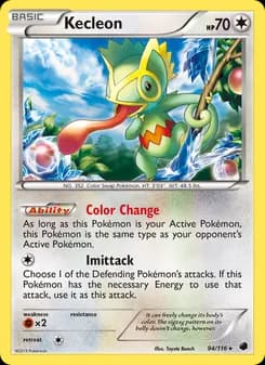 Kecleon card in English