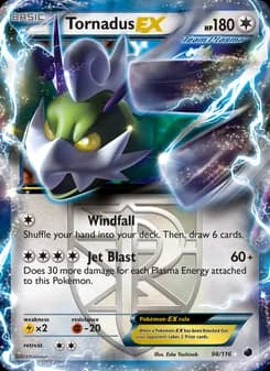 Tornadus-EX card in English