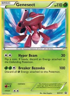 Genesect card in English
