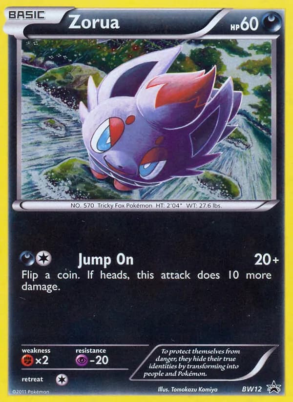 Zorua card in English