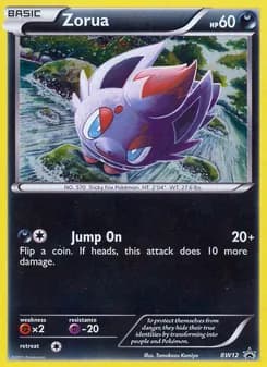 Zorua card in English
