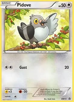 Pidove card in English