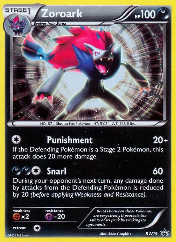 Zoroark card in English