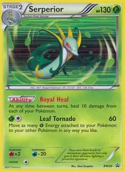 Serperior card in English