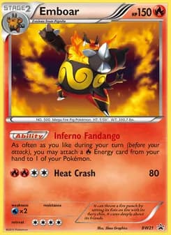 Emboar card in English