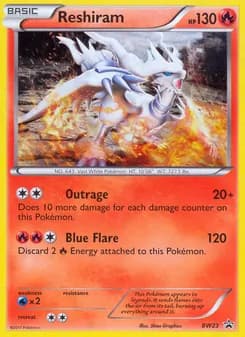 Reshiram card in English