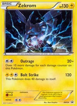 Zekrom card in English