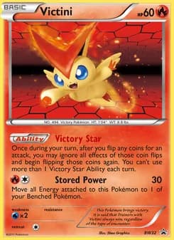 Victini card in English