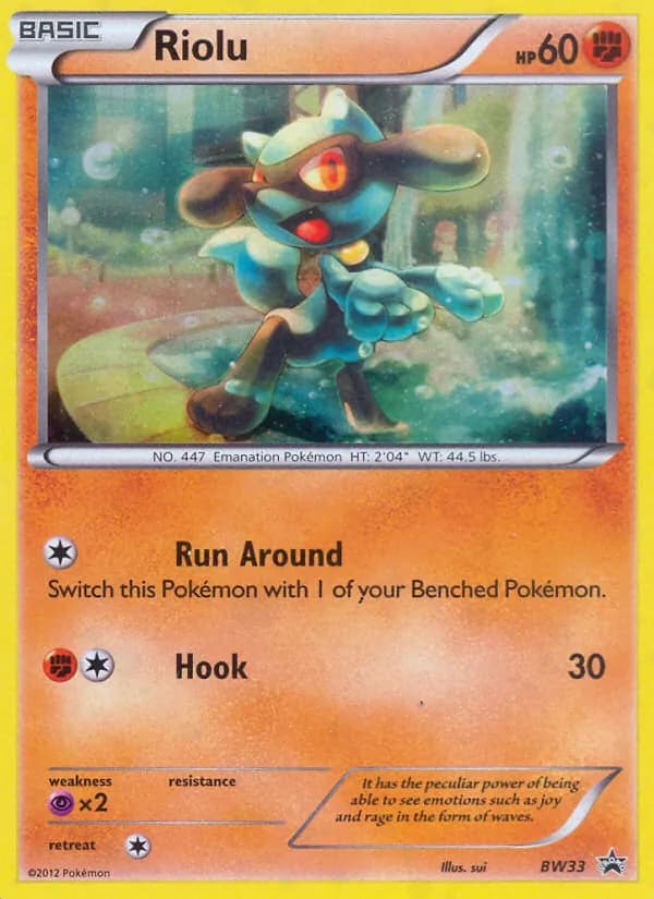 Riolu card in English