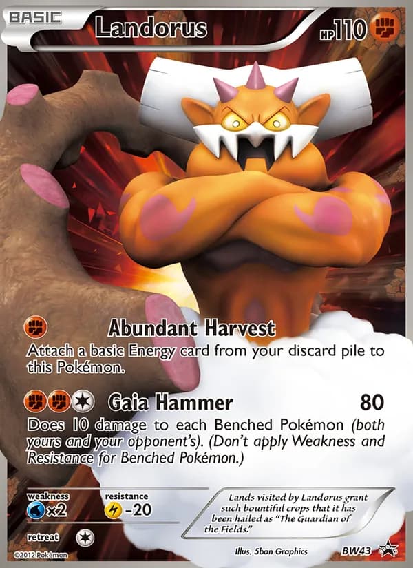 Landorus card in English
